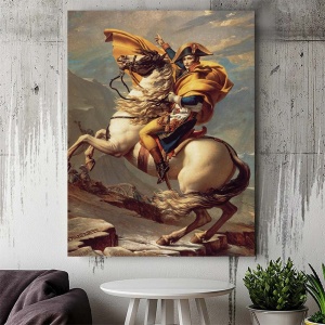 Tablou Canvas "Napoleon Crossing the Alps" - Napoleon Traversând Alpii - Img 5