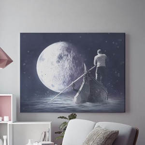 Tablou Canvas Navigand Catre Luna