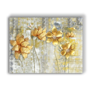 Tablou Canvas Painted Flowers - Img 2