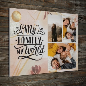 Tablou Canvas Personalizat - My family, my world (3 fotografii) - Img 4