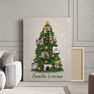 Tablou Canvas Personalizat - Poze de familie in brad - Img 2