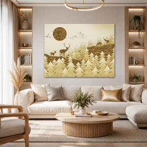 Tablou Canvas Rusty Forest