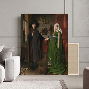 Tablou Canvas "The Arnolfini Portrait" - „Portretul soților Arnolfini”