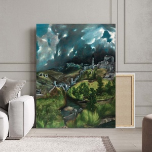 Tablou Canvas - "View of Toledo" - Vedere din Toledo