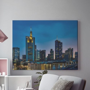 Tablou Canvas Zgarie Nori Noaptea
