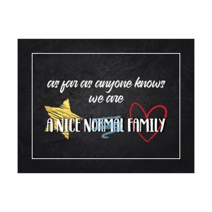 Tablou Motivational - A nice normal family - Img 3