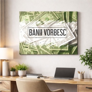 Tablou Motivational - Banii Vorbesc