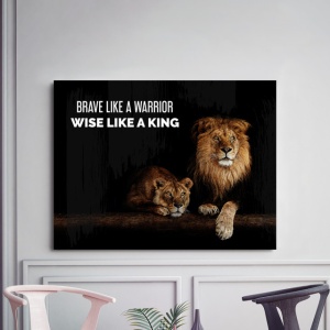 Tablou Motivational - Brave Like A Warrior - Img 4