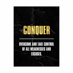 Tablou Motivational - Conquer - Img 3