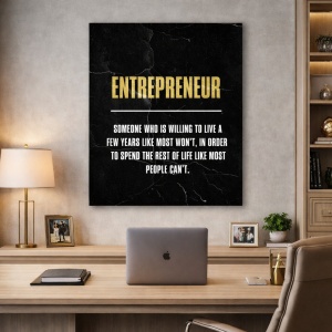 Tablou Motivational - Entrepreneur (definition)