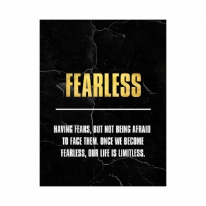 Tablou Motivational - Fearless - Img 3