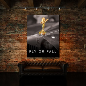 Tablou Motivational - Fly Or Fall - Img 4