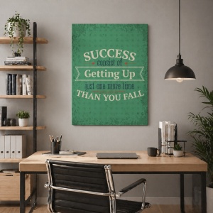 Tablou Motivational - Getting Up For Success