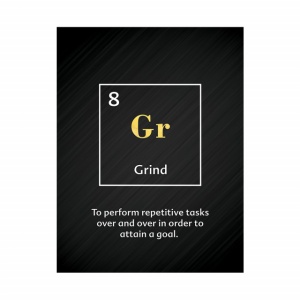 Tablou Motivational - Grind (element) - Img 3