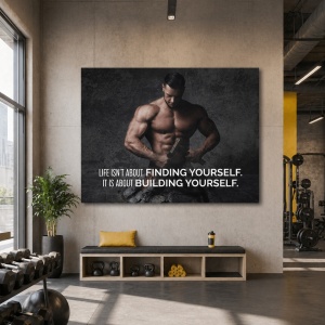 Tablou Motivational - Life Isn't About Finding Yourself