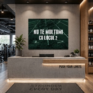 Tablou Motivational - Nu Te Multumi Cu Locul 2