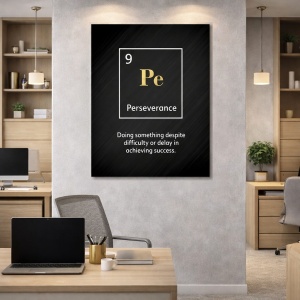 Tablou Motivational - Perseverance (element)