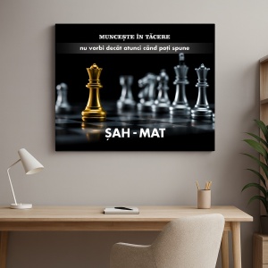 Tablou Motivational - Sah-mat