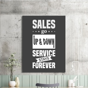 Tablou Motivational - Sales Go Up And Down - Img 2