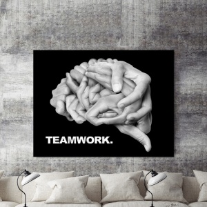 Tablou Motivational - Teamwork (Brain) - Img 2