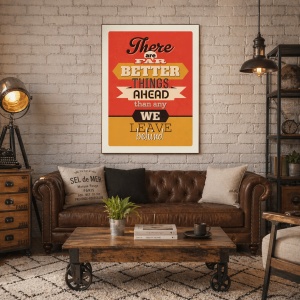 Tablou Motivational - There Are Far Better Things Ahead