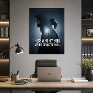 Tablou Motivational - Those Who Fly Solo