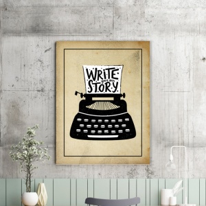 Tablou Motivational - Write Your Own Story - Img 2