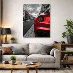 Tablou Office - The New Red Car