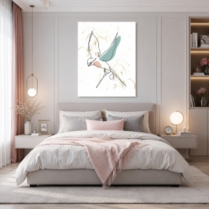 Tablou One line bird 2