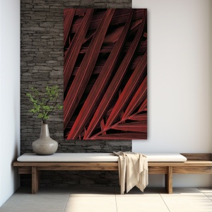 Tablou Vegetatie - Red Palm Leave (086) - Img 4