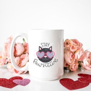 Cana cu Mesaj Stay Pur Positive - Img 2