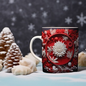 Cana De Craciun - Layered 3D Christmas Decorations - Img 2