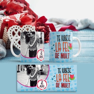 Cana Valentine's Day - Te iubesc la fel de mult (poza si text)