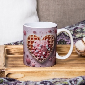 Cana Valentine's Day - Waffle Hearts