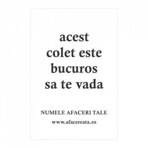 Etichete adezive 15x10cm COLET BUCUROS - set 20buc - Img 3