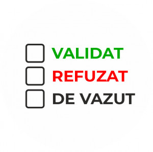 Etichete personalizate VERIFICAT-REFUZAT-DE REVAZUT, 100 buc, PVC, rezistente la apa - Img 2
