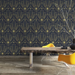 Fototapet - Golden art deco 1 (FTD1000303) - Img 2