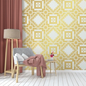 Fototapet - Golden gradient tiles (FTD1000292) - Img 2