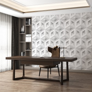 Fototapet Grey 3D shapes (FTD1000260) - Img 2