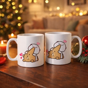 Set 2 cani personalizate Bite Bubu si Dudu