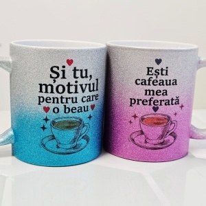 Set 2 cani personalizate Motivul cafelei - Img 3