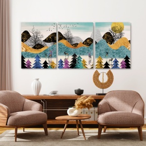 Set Tablouri Canvas - Magical Forest