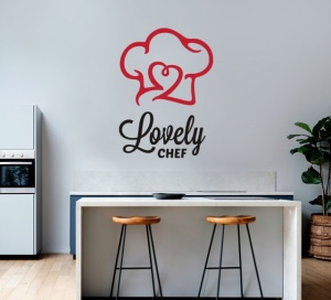 Sticker Bucatarie - Lovely chef - Img 3