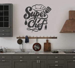 Sticker Bucatarie - Super chef