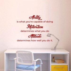 Sticker De Perete Ability, Motivation, Attitude - Img 4