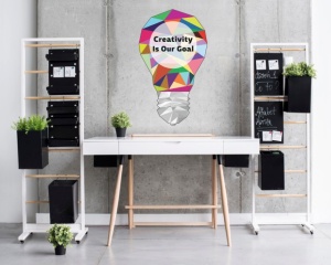 Sticker De Perete Becul Creativ - Img 2