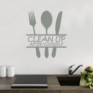 Sticker De Perete Clean Up After Yourself