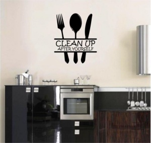 Sticker De Perete Clean Up After Yourself - Img 3