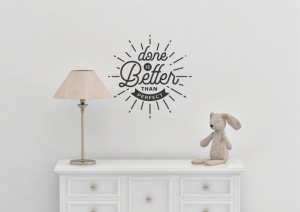 Sticker De Perete Done Is Better Than Perfect - Img 3