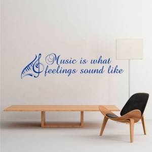 Sticker De Perete Music Is What Feelings Sound Like - Img 2